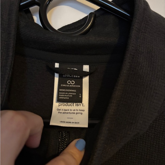 The North Face Men's Black Full-Zip Fleece Jacket, Size L, Preowned EUC - Picture 5 of 8